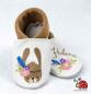 Preview: Krabbelschuhe "Boho-Hase"